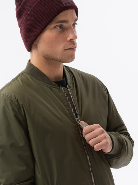 Ombre Clothing Мъжко преходно яке Ombre Clothing C538 в цвят каки