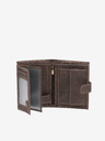 Ombre Clothing Кафяв мъжки кожен портфейл Ombre Clothing A091