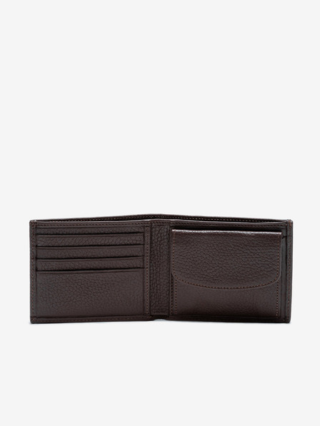 Ombre Clothing Кафяв мъжки кожен портфейл Ombre Clothing