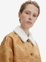Tom Tailor Светлокафяво дамско яке от изкуствена кожа Tom Tailor