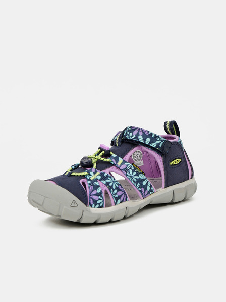 Keen Тъмно сини сандали Keen за момичета с цветя