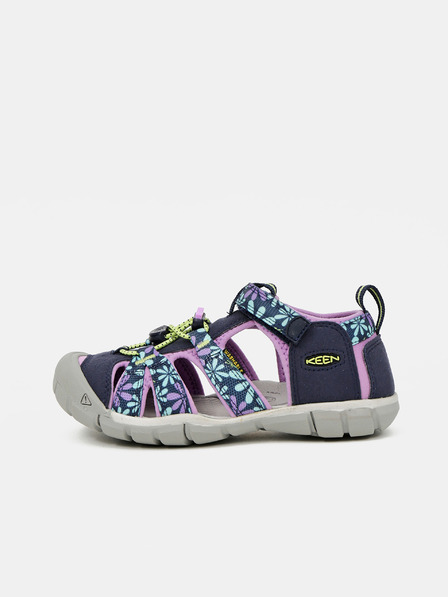 Keen Тъмно сини сандали Keen за момичета с цветя