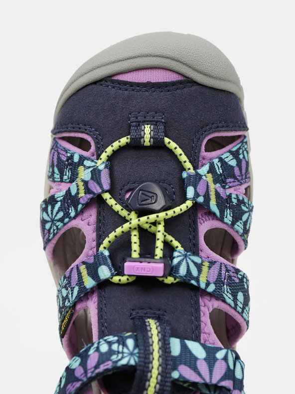 Keen Тъмно сини сандали Keen за момичета с цветя