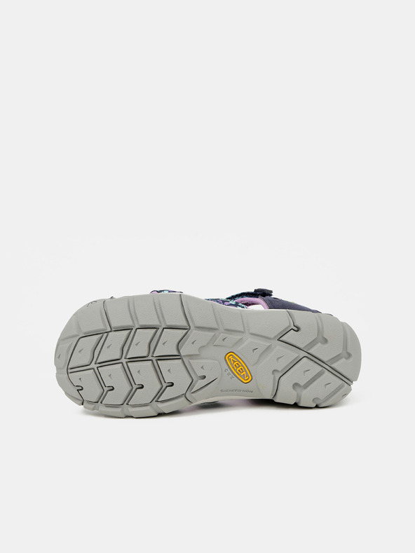 Keen Тъмно сини сандали Keen за момичета с цветя