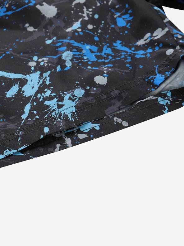 NAX Мъжки къси панталони с шарка в синьо и черно NAX LUNG