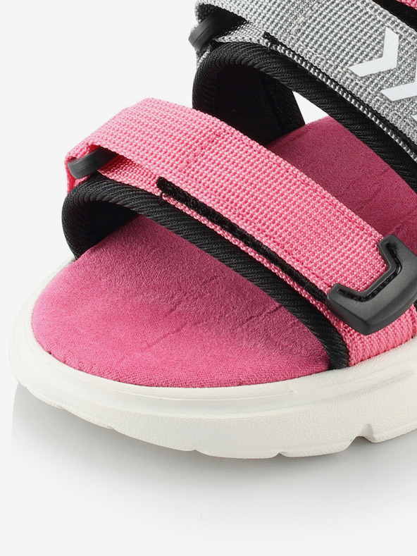 NAX Сиво-розови сандали за момичета NAX Nesso