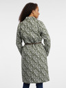 Orsay Бяло-черно дамско палто с десен ORSAY