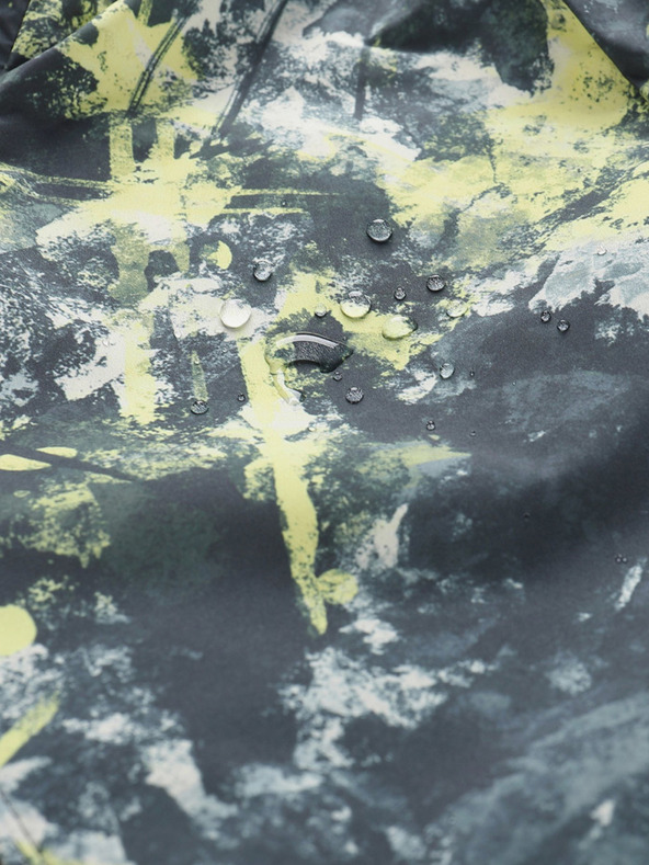 NAX Детско яке с шарка NAX IMUFO в жълто и бежово