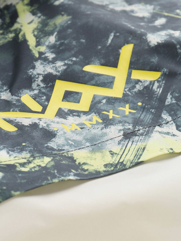 NAX Детско яке с шарка NAX IMUFO в жълто и бежово