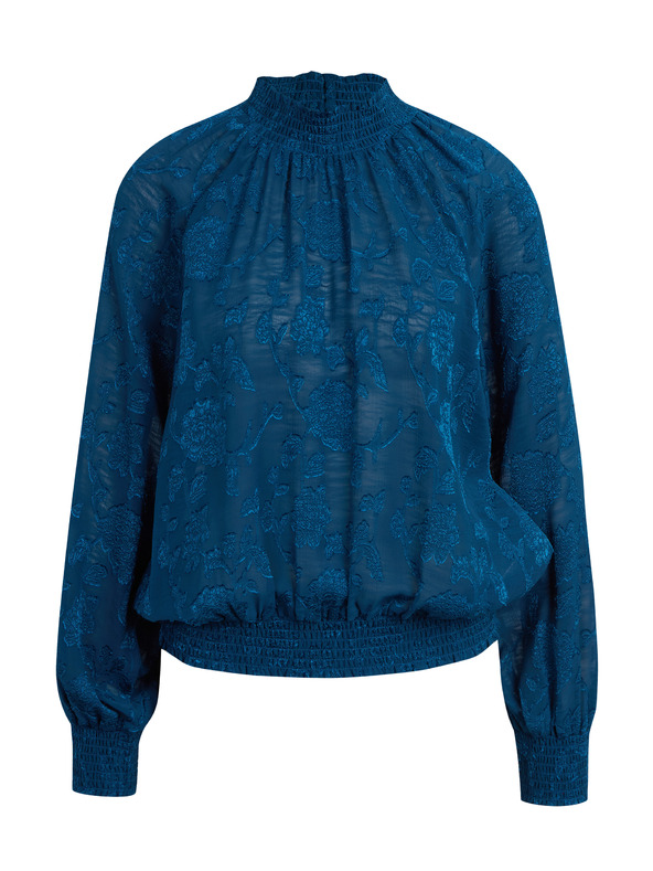 Orsay Синя дамска блуза с десен ORSAY