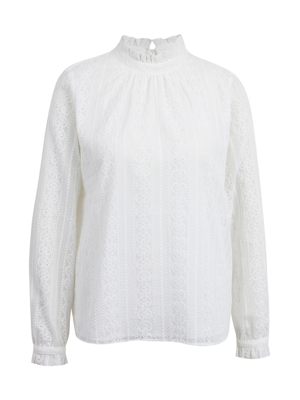 Orsay Бяла дамска дантелена блуза ORSAY