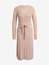Orsay Светло-розова дамска рокля-пуловер с примес на вълна ORSAY