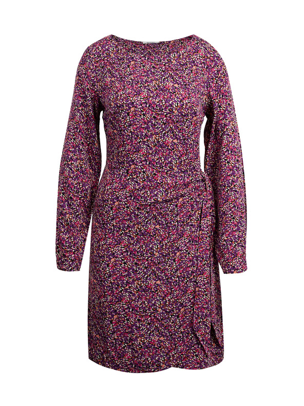 Orsay Розово-лилава дамска рокля с десен ORSAY