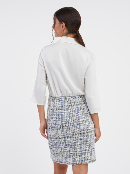 Orsay Синьо-бяла дамска рокля ORSAY