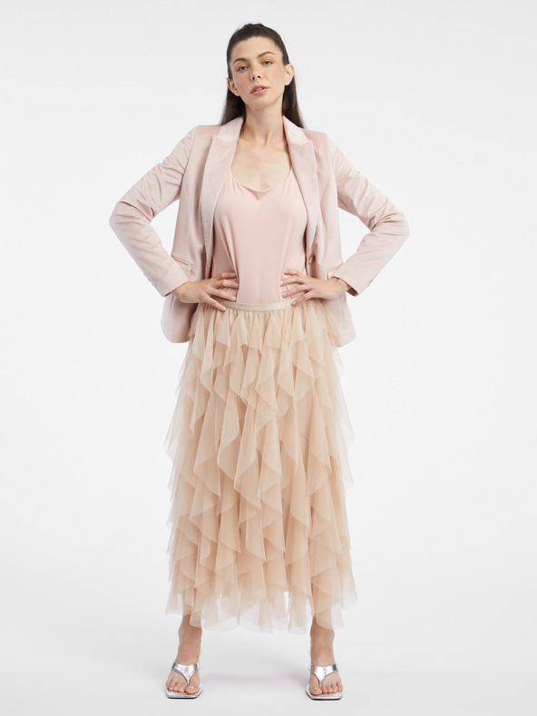 Orsay Светло-розово дамско кадифено сако ORSAY