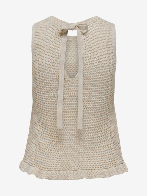 Jacqueline de Yong Бежов дамски плетен топ JDY Tikka