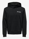 ONLY & SONS Черен мъжки суитшърт с качулка ONLY & SONS Bryce