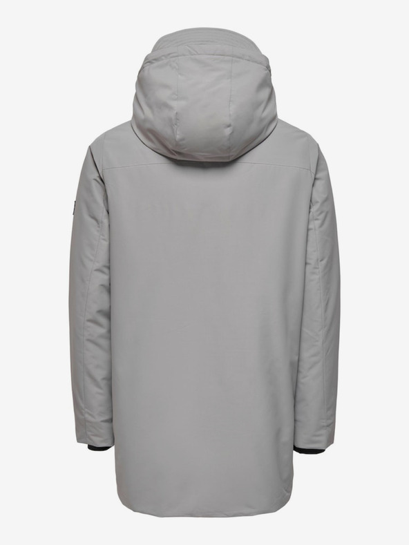 ONLY & SONS Сива мъжка зимна парка ONLY & SONS Carl