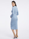 Orsay Светлосиня дамска плетена миди рокля ORSAY