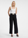 Orsay Черен дамски широк панталон ORSAY