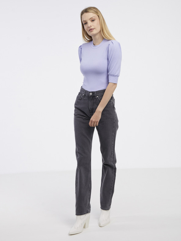 Vila Светлолилава дамска риза с ребра VILA Felia