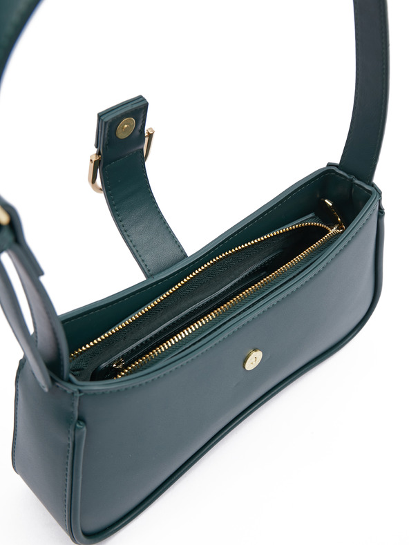 Orsay Тъмнозелена дамска чанта ORSAY