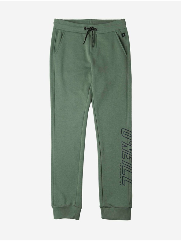 O'Neill Зелено долнище с надпис за момче O'Neill All Year Jogger Pants