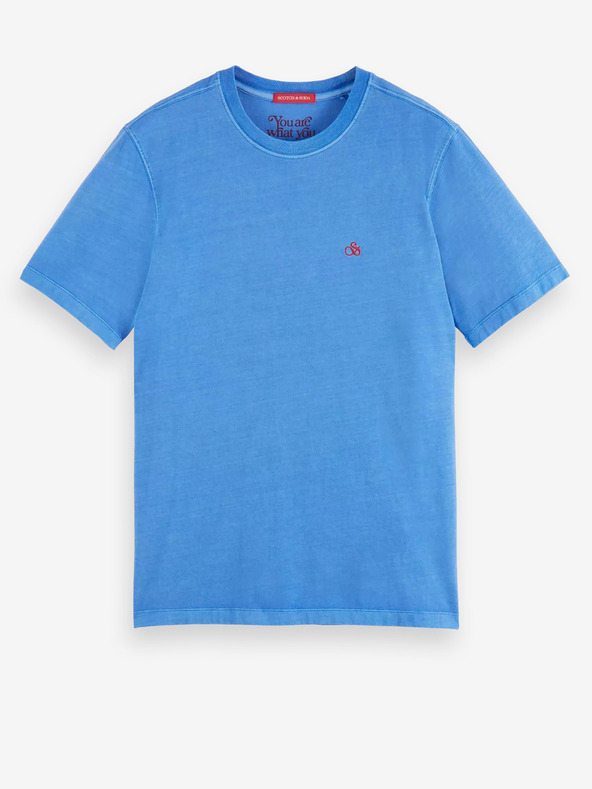 Scotch & Soda Синя мъжка тениска Scotch & Soda