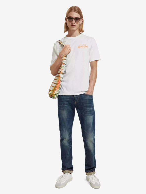 Scotch & Soda Бяла мъжка риза Scotch & Soda