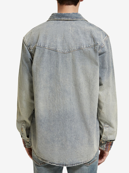 Scotch & Soda Светлосиня мъжка риза от деним Scotch & Soda