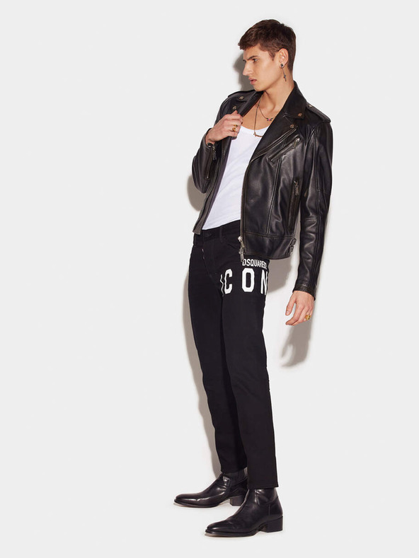 DSQUARED2 Черни мъжки панталони DSQUARED2