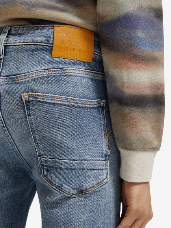 Scotch & Soda Сини дамски дънки със слим фит Scotch & Soda
