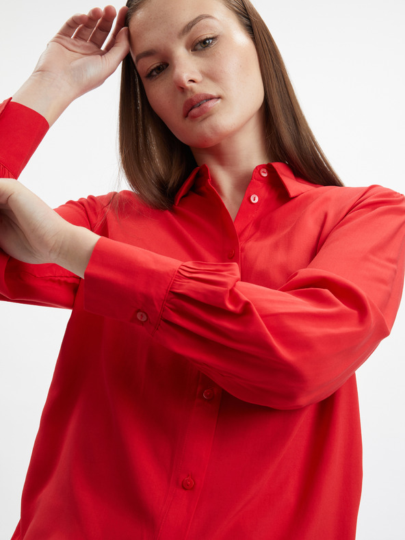 Orsay Тъмнорозова дамска блуза ORSAY