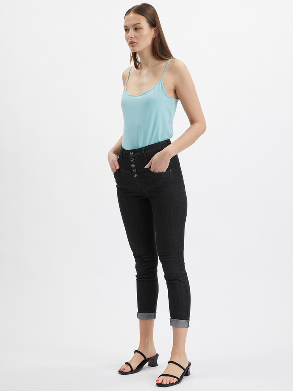 Orsay Комплект от два дамски basic потника в светло син цвят ORSAY