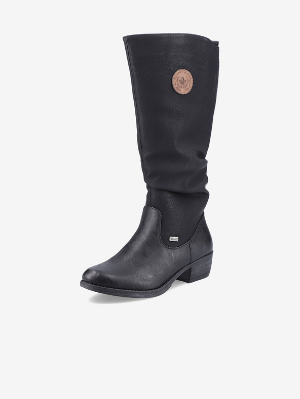 Rieker Черни дамски затоплени ботуши Rieker