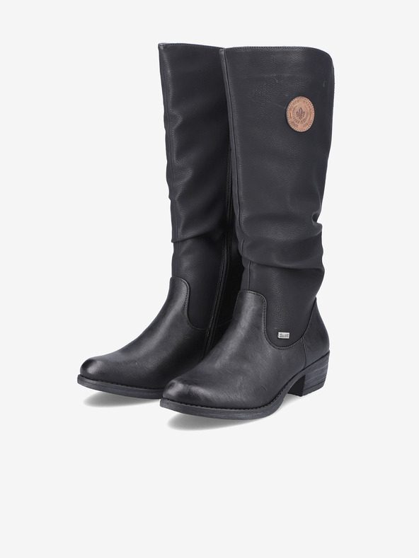 Rieker Черни дамски затоплени ботуши Rieker