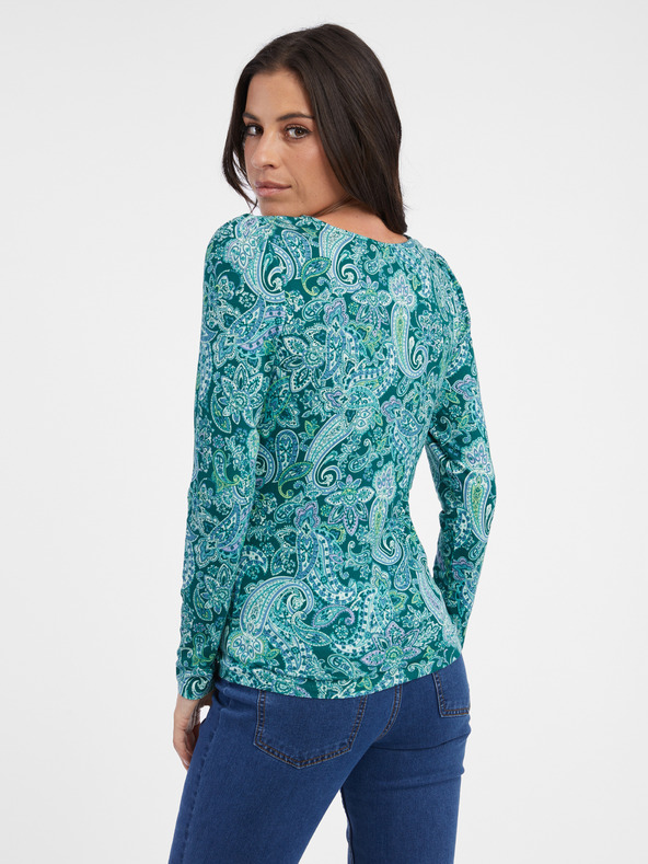 Orsay Тюркоазена дамска шарена блуза ORSAY