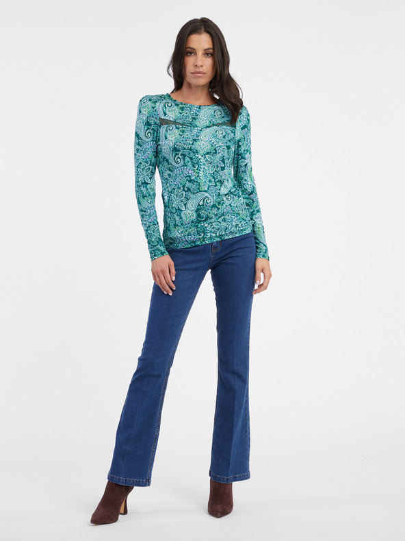 Orsay Тюркоазена дамска шарена блуза ORSAY