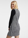 Orsay Бяло-черна дамска рокля на каре ORSAY
