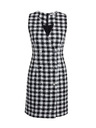 Orsay Бяло-черна дамска рокля на каре ORSAY