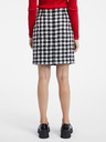 Orsay Дамска пола на бяло и черно каре ORSAY