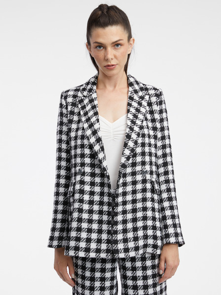 Orsay Бяло-черно дамско сако на каре ORSAY