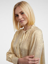 Orsay Дамска сатенена блуза в златист цвят ORSAY