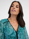 Orsay Тюркоазена дамска блуза с десен ORSAY