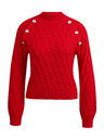 Orsay Червен дамски пуловер ORSAY