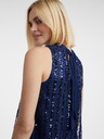 Orsay Тъмносиня дамска блуза с пайети ORSAY