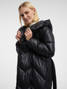 Orsay Черно дамско пухено палто ORSAY