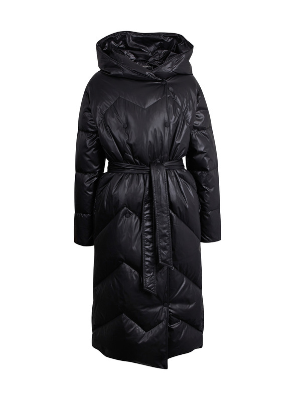 Orsay Черно дамско пухено палто ORSAY