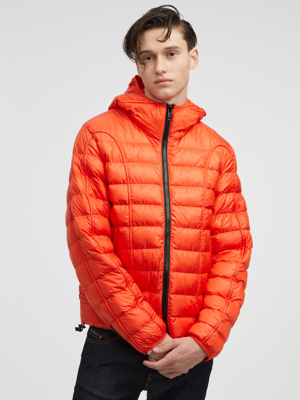 Diesel Diesel Червено мъжко ватирано зимно яке