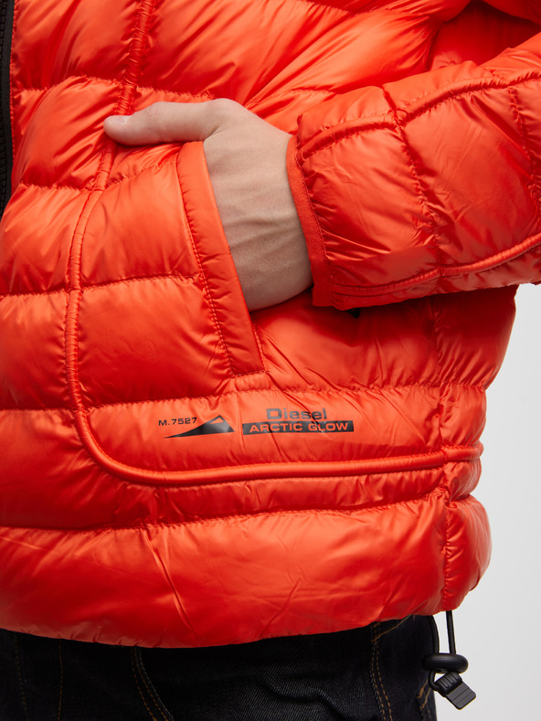 Diesel Diesel Червено мъжко ватирано зимно яке